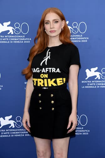 80th Venice Film Festival 2023, Photocall film “Memory” . Pictured: Jessica Chastain