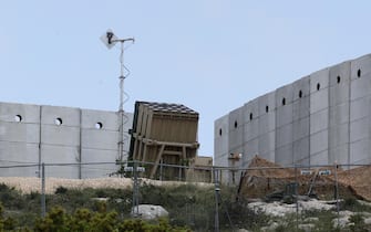 epaselect epa11277916 Israel s Iron Dome anti-missile defense system deployed near Jerusalem, 14 April 2024. According to the IDF, Israel s defense systems, as well as Israel s allies in the region, intercepted 99 percent of more than  300 threats of various types , including drones, cruise and surface-to-surface missiles, launched from Iran against Israel overnight.  EPA/ABIR SULTAN