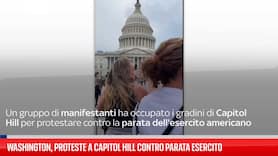 Washington, proteste a Capitol Hill contro parata esercito