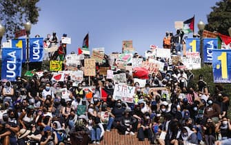 USA CALIFORNIA UCLA PRO-PALESTINE PROTEST