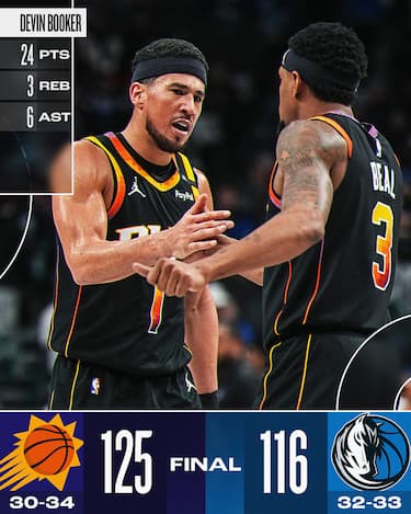DALLAS MAVERICKS-PHOENIX SUNS 116-125