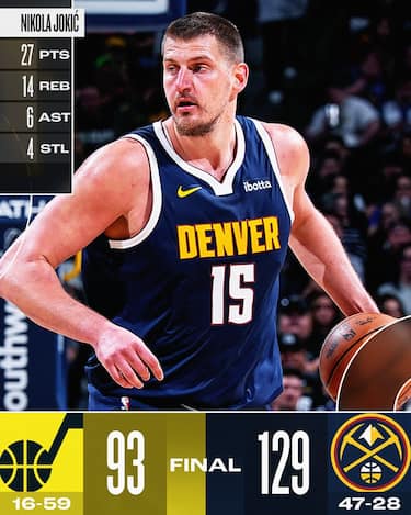 DENVER NUGGETS-UTAH JAZZ 129-93