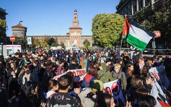 La manifestazione a Milano