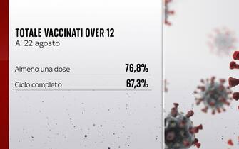 vaccinati over 12 in Italia