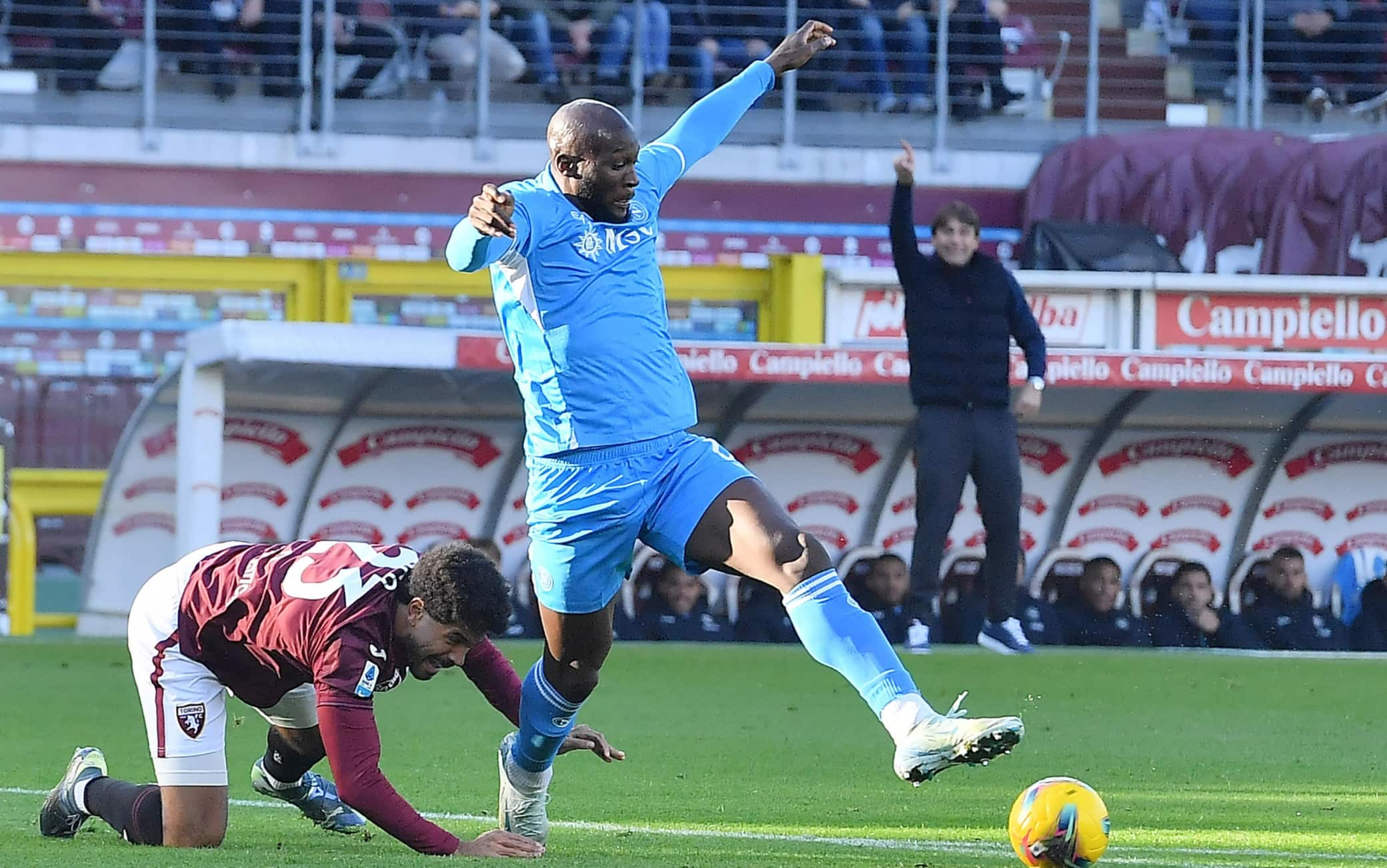 Il primo tempo di Torino-Napoli