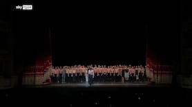 Messaggio per Gaza alla Scala di Milano: "Stop al genocidio"