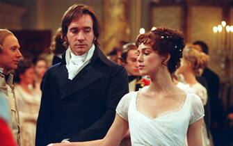 Keira Knightley in una scena di Orgoglio e Pregiudizio