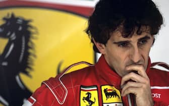 Alain Prost, Grand Prix of Germany, Hockenheimring, July 28, 1991. (Photo by Paul-Henri Cahier/Getty Images)