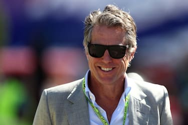 AUTODROMO NAZIONALE, MONZA, ITALY - 2022/09/11: The actor Hugh Grant  in the paddock before the F1 Grand Prix of Italy,. (Photo by Marco Canoniero/LightRocket via Getty Images)