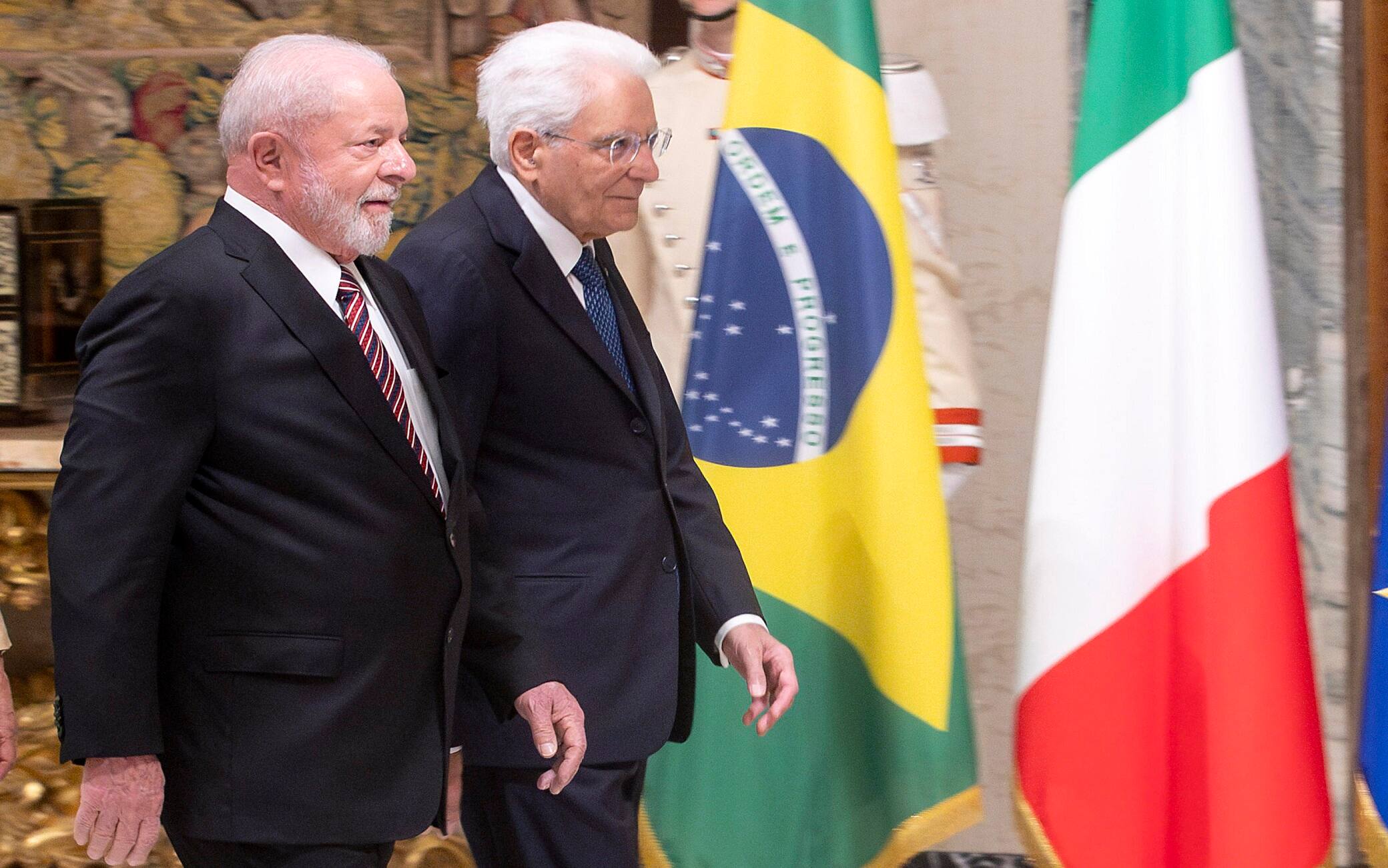 Lula e Mattarella