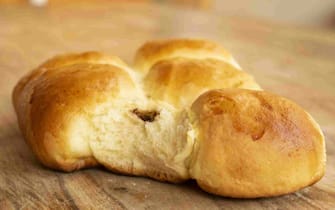 homemade brioche bread in an artisanal way