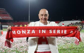 ADRIANO GALLIANI, AC Monza, celebrating, Serie B Championship 2021-22, Premiazione Promozione in Serie A CAMPIONATO SERIE B 2021-22 FESTA PROMOZIONE IN SERIE A - PREMIAZ