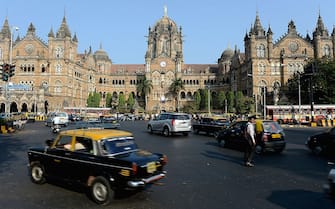 MUMBAI, INDIA - NOVEMBER 21:  Chhatrapati Shivaji Terminus on November 21, 2012 in Mumbai, India.  (Photo by Gareth Copley/Getty Images)