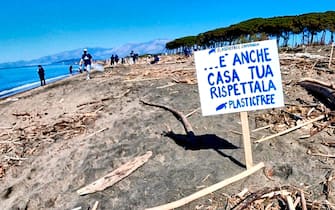 Attivisti Plastic Free Campania raccolgono plastica abbandonata