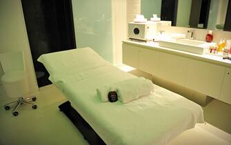 La spa della palestra Virgin di Corso Como