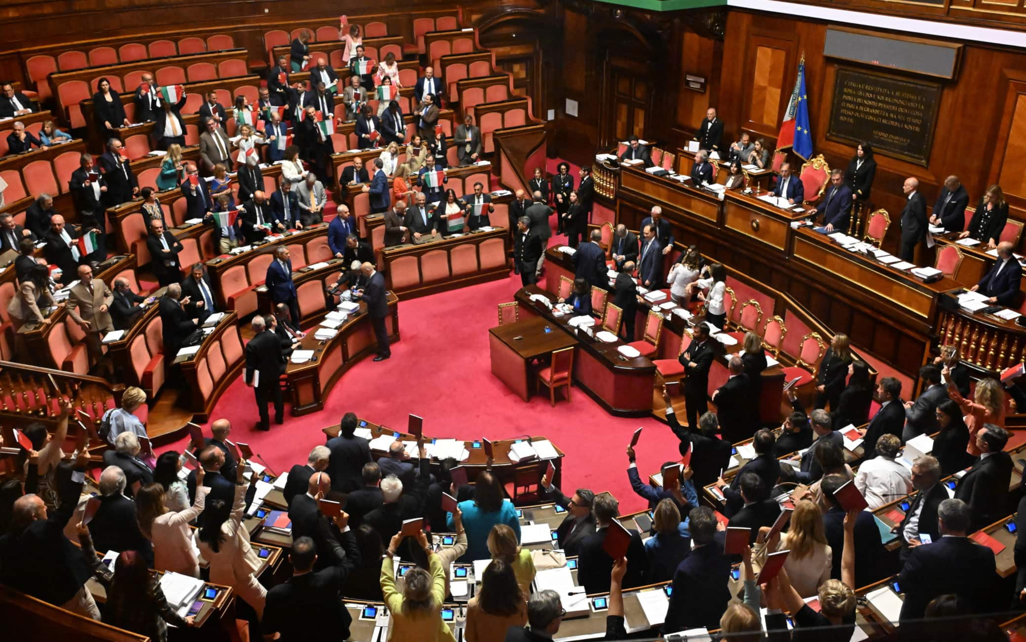 L'aula del Senato