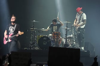American punk-rock band Blink-182 during the last concert of the European tour in at Unipol Arena, Bologna, Italy, October 06, 2023 - photo: Michele Nucci
