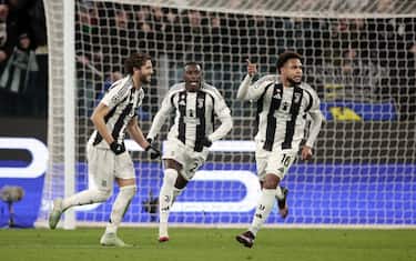 Mandatory Credit: Photo by Hollandse Hoogte/Shutterstock (15146105h)
TURINE - Weston McKennie of Juventus FC celebrates the 1-0 during the UEFA Champions League playoff match between Juventus FC and PSV Eindhoven at Allianz Stadium on Feb. 11, 2025 in Turin, Italy.
Juventus FC v PSV Eindhoven, UEFA Champions League 2024/25 League Knockout Play-Off First Leg - 11 Feb 2025