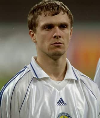 7 Dec 1999:  Portrait of Sergi Rebrov of Dynamo Kiev before the Champions League game against Bayern Munich at the Olympia Stadion, Munich, Germany. Bayern Munich won 2 - 1. \ Mandatory Credit: Phil Cole /Allsport