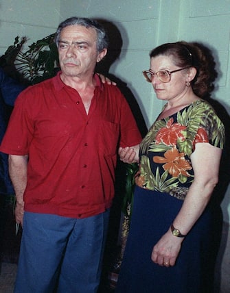 Pietrino Vanacore e la moglie