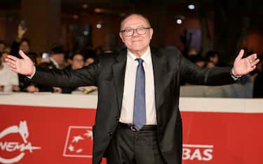 Italian director and actor Carlo Verdone arrives on the red carpet for the screening of the movie  Vita da Carlo - Stagione finale  at the 20th annual Rome Film Fest, in Rome, Italy, 26 October 2025. The Rome Film Festival runs from 15 to 26 October 2025. ANSA/RICCARDO ANTIMIANI
