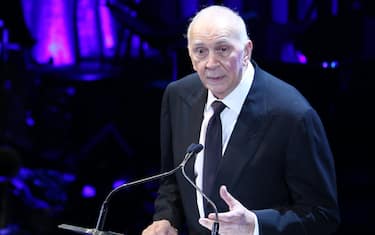 NEW YORK, NY - FEBRUARY 27:  Frank Langella during the Roundabout Theatre Company's 2017 Spring Gala "Act ii: Setting the Stage for Roundabout's Future"  presentation honoring Frank Langella and Leonard Tow at the Waldorf Astoria Hotel on February 27, 2017 in New York City.  (Photo by Walter McBride/WireImage)