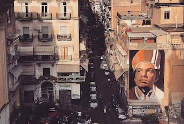 Il San Gennaro "operaio" di Jorit Agoch