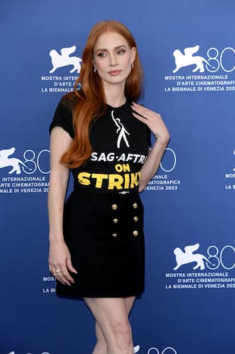 80th Venice Film Festival 2023, Photocall film “Memory” . Pictured: Jessica Chastain