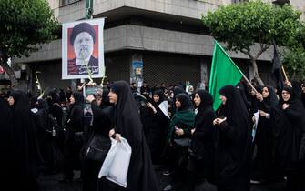 Cerimonia funebre a Teheran per il presidente Ebrahim Raisi