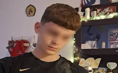 Ivan Alexandru, 14 anni, il ragazzo ucciso con alcuni colpi di arma da fuoco nella notte di venerdì nel parcheggio della fermata metro Pantano, a Monte Compatri, alle porte di Roma. ANSA