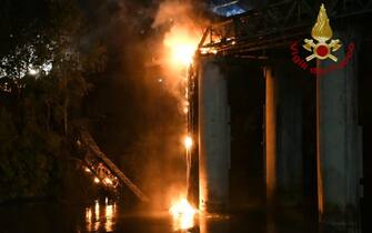 incendio ponte roma