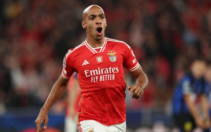 Joao Mario, tripletta in Benfica Inter: i tre gol dell'ex nerazzurro. VIDEO