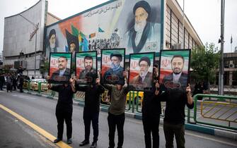 Cerimonia funebre a Teheran per il presidente Ebrahim Raisi