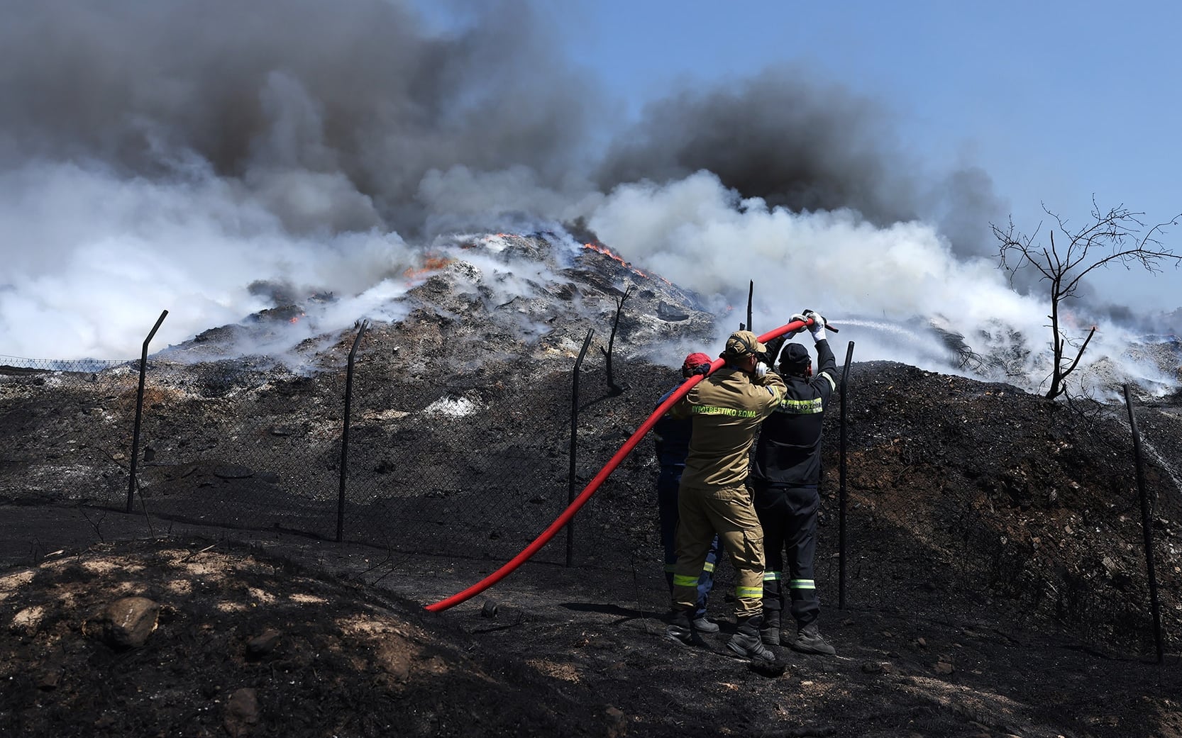 Incendi in grecia