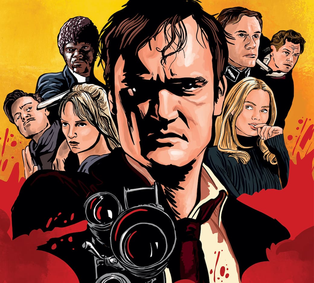 Un dettaglio della copertina di “Quentin Tarantino. The graphic novel”