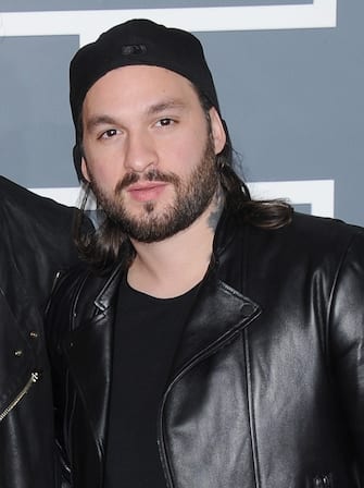 The 55th Annual GRAMMY Awards.
Staples Center, Los Angeles, CA.
February 10, 2013.
Job: 130210A1.
(Photo by Axelle Woussen)

Pictured: Sebastian Ingrosso, Axwell, and Steve Angello of Swedish House Mafia.