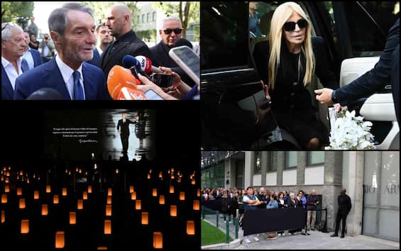 Giorgio Armani, ancora code alla camera ardente. I funerali saranno a Rivalta. FOTO