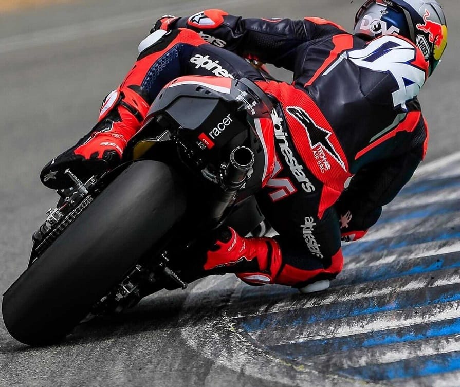 Dovizioso sull'Aprilia a Jerez