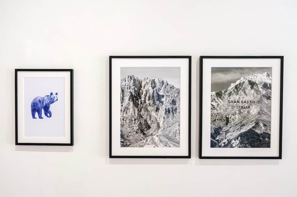 FIUTO Art Space, Provincia Cosmica. Veduta allestimento. Ph Andrea Giuliani. Giuseppe Stampone, La natura delle cose, 2023. Courtesy Museolaboratorio ex manifattura tabacchi - Città Sant'Angelo (PE)