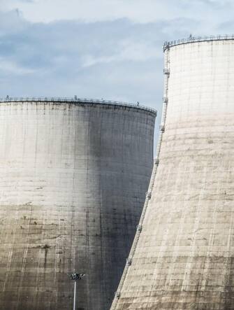 Cooling towers power plant