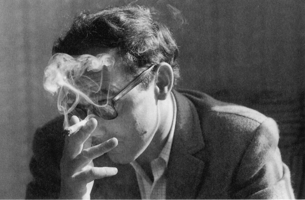 Godard ©Anne Wiazemsky Tirée du livre Photographies d’Anne Wiazemsky Gallimard
