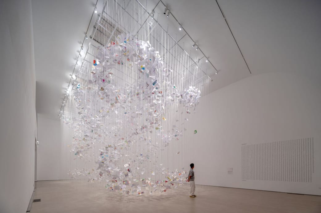 Chiharu Shiota. What do you wish for?, 2024. Photo ERJIAN PHOTO (FANG ZHENG, JI HE)