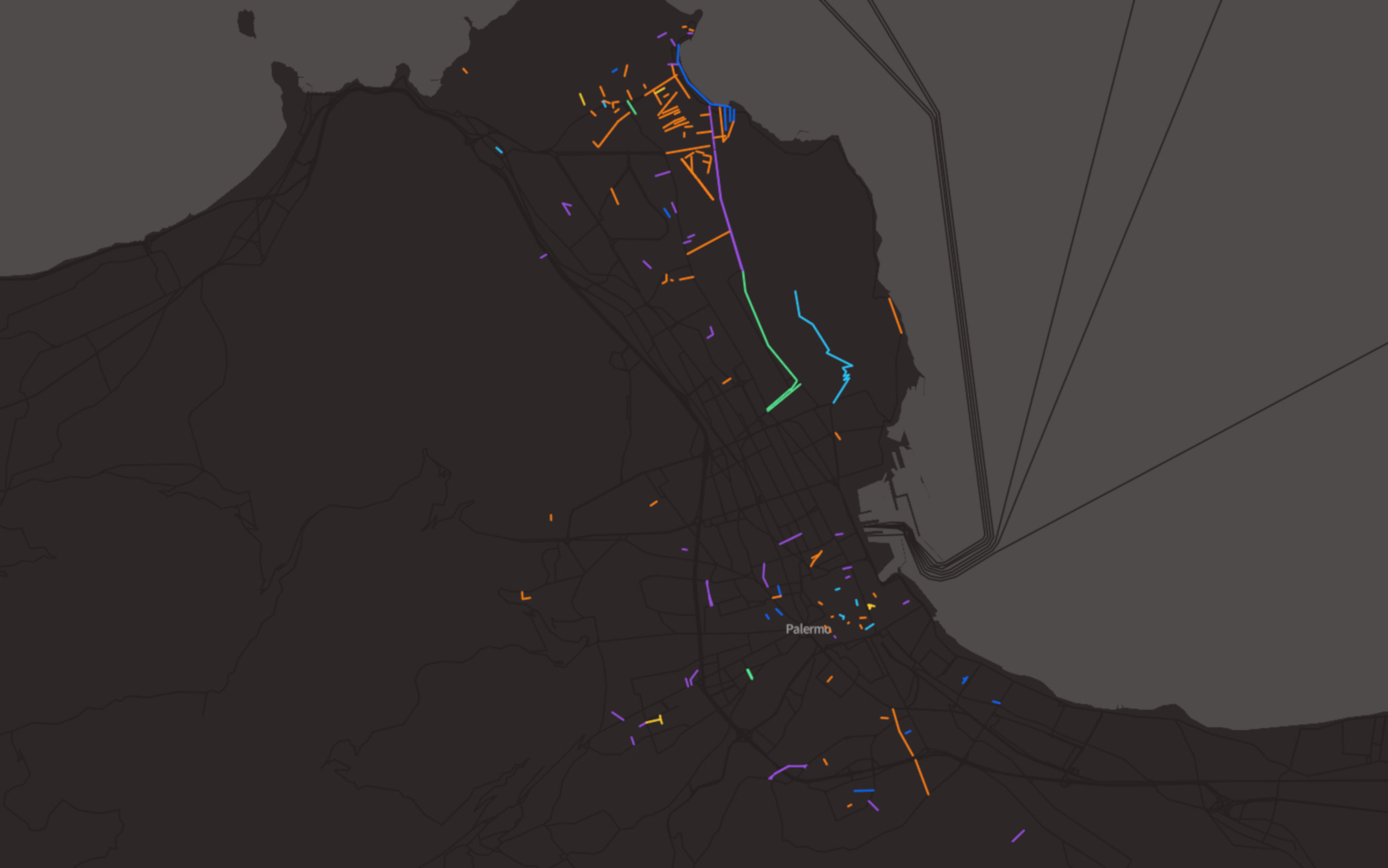 La mappa di Palermo