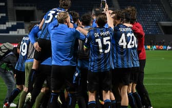 Football Europa League match - Atalanta BC vs Olympique De Marseille