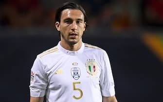 Foto Fabio Ferrari/LaPresse 15 Giugno 2023 - Enschede, Paesi Bassi - sport, calcio - Spagna v Italia - Uefa Nations League - Semi-finale - FC Twente Stadion-Enschede. Nella foto:Matteo Darmian(Italy)

June 15, 2023 Enschede, Netherland - sport, calcio - Spain v Italy -  Uefa Nations League - Semi-finale - FC Twente Stadion-Enschede. In the pic:Matteo Darmian(Italy)