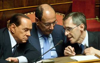 Niccolò Ghedini con Silvio Berlusconi