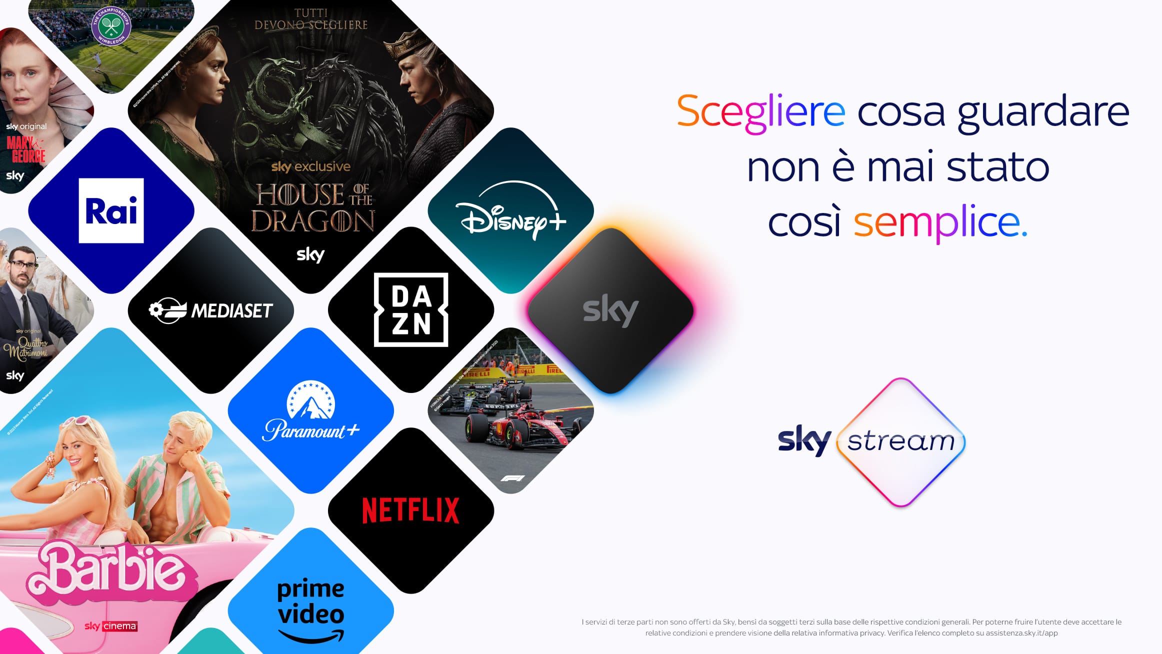 Sky Stream è il nuovo box che integra insieme tutti i contenuti Sky, quelli delle principali app e dei canali in chiaro