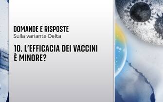I vaccini sono meno efficaci contro la variante Delta, ma di poco
