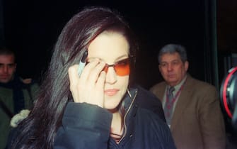 Lisa Marie Presley, wearing sunglasses; circa 1990; New York. (Photo by Art Zelin/Getty Images)