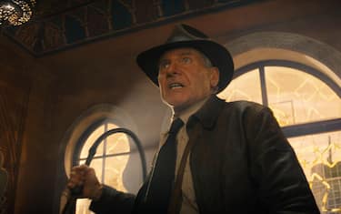 Indiana Jones (Harrison Ford) in Lucasfilm's IJ5. ©2022 Lucasfilm Ltd. & TM. All Rights Reserved.